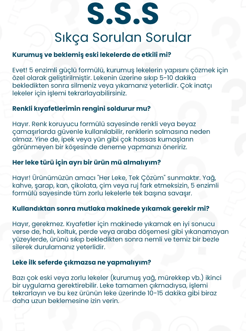 Ultra Güçlü Leke Çıkarıcı Görsel