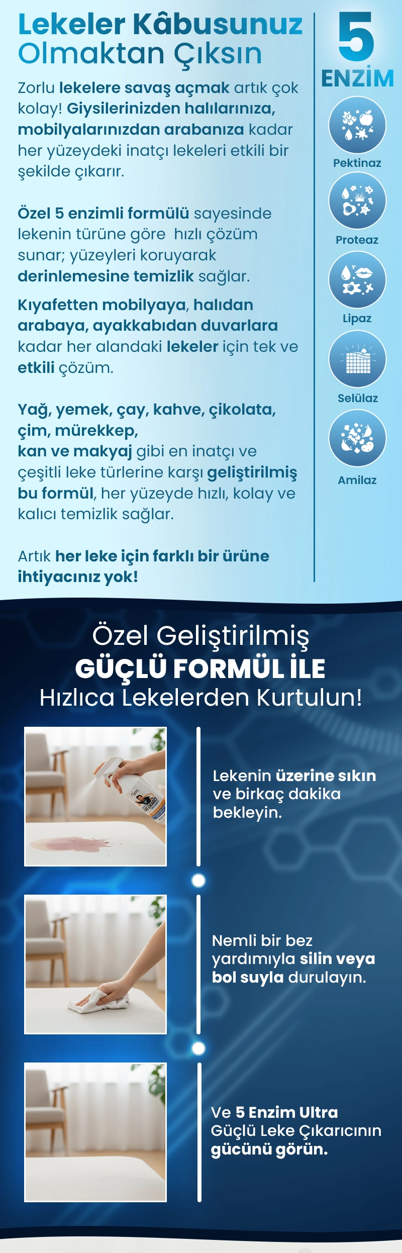 Ultra Güçlü Leke Çıkarıcı Görsel
